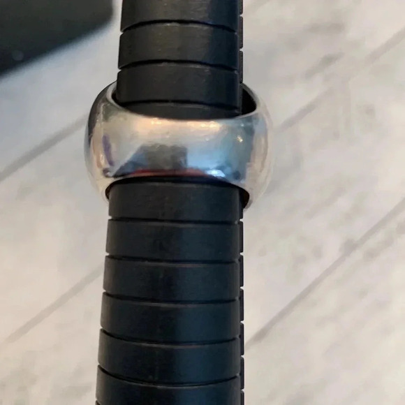 Black Dot  925 Ring - Picture 6 of 8